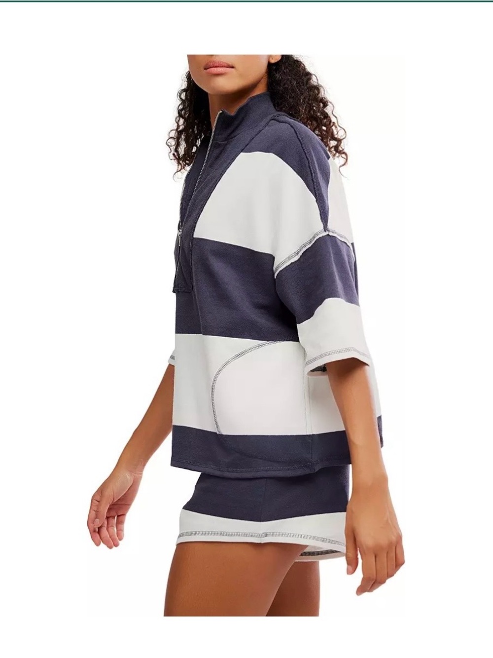 Free People Retro Rugby 2-Piece Set - Picture 5 of 12